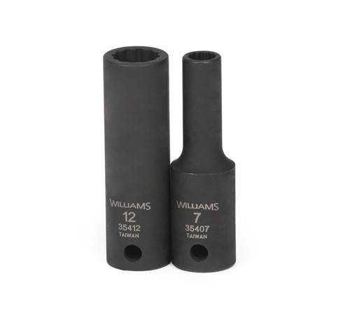 13MM Williams 3/8" Dr Deep Impact Socket 12 Pt - 35413 Pro Torque Tools