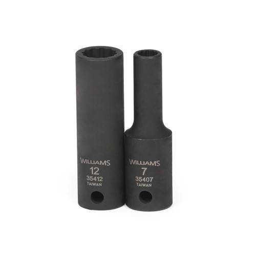 7MM Williams 3/8" Dr Deep Impact Socket 12 Pt - 35407