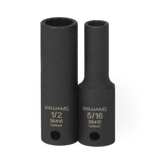 Williams 5/8 Williams 3/8 Dr Deep Impact Socket 12 Pt - 36420