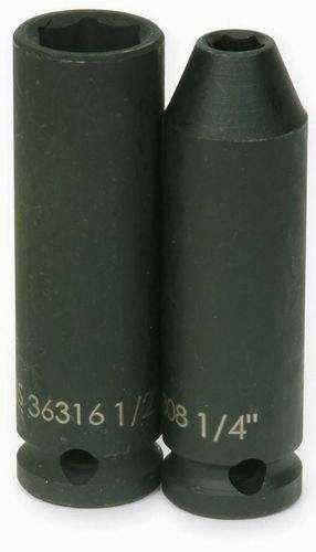 1/4" Williams 3/8" Dr Deep Impact Socket 6 Pt - 36308 Pro Torque Tools
