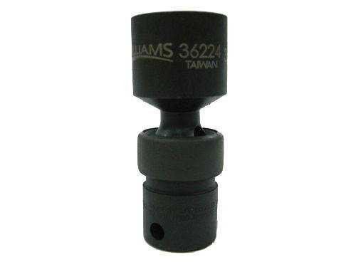 1/2" Williams 3/8" Dr Universal Impact Socket 6 Pt - 36216 Pro Torque Tools