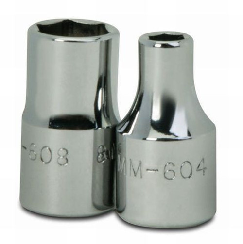 Williams 5MM Williams 1/4 Dr Shallow Socket 6 Pt - MM-605 Williams 5MM Williams 1/4 Dr Shallow Socket 6 Pt - MM-605