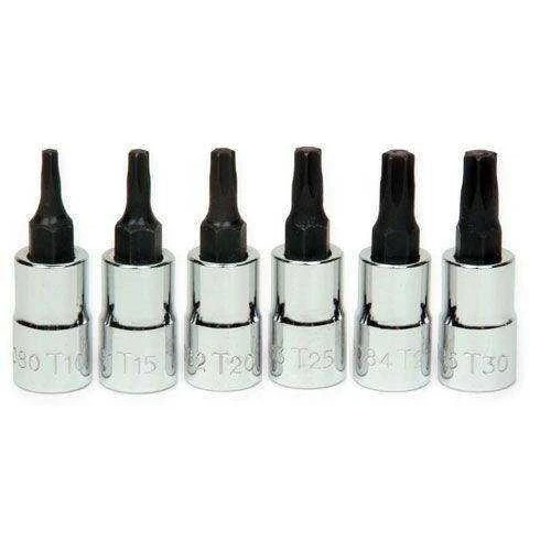 T10 - T30 Williams 1/4" Dr Torx Bit Set 6 Pcs - 30908