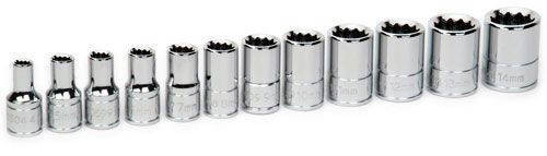 Williams 4 - 14MM Williams 1/4 Dr Shallow Socket Set 12 Pt 12 Pcs - 30925