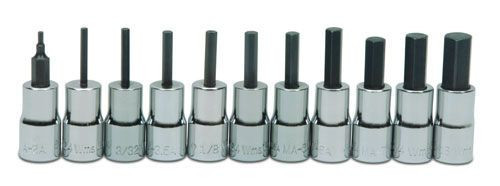 Williams 1/16 - 5/16 Williams 1/4 Dr Hex Bit Set 11 Pcs - WSM-11TRC Williams 1/16 - 5/16 Williams 1/4 Dr Hex Bit Set 11 Pcs - WSM-11TRC