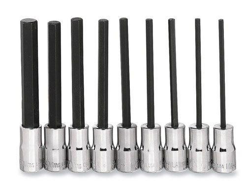 WILLIAMS 1/2 DR SCREW BIT SOCKET SET 4 PCS (WSSSP-4RC) 1/2ドライブ