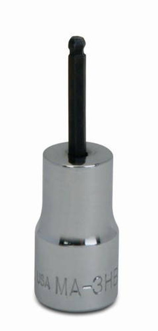Williams 9/64 Williams 1/4 Dr Ball Hex Bit Socket - MA-4-1/2HBA