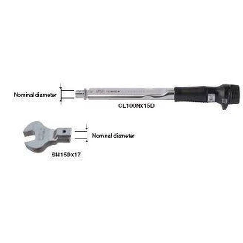 16mm Tohnichi SH Open End Spanner Head - 12DX16