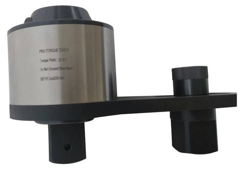 Pro Torque Tools 5,531 Ft Lbs 1 1/2 Dr 20.41 PTT Planetary Gear Torque Multiplier With Reaction Plate - TM-75F