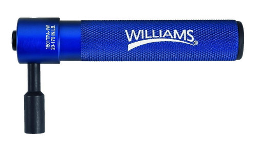 Williams 1/4 Female Hex Dr 20 - 170 In Lbs / 2.2 - 19.2 Nm Williams Torky Preset Torque Wrench - 1501TPA-1W UNSET