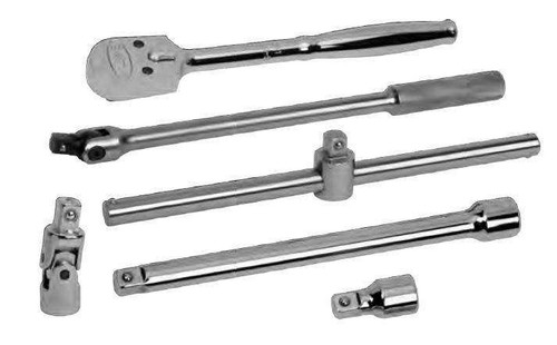 Williams 1/2" Dr Ratchet & Tool Set 6 Pcs - JHWDTS-6 Pro Torque Tools