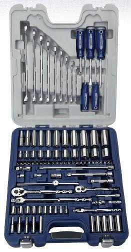 SAE Williams 1/4" & 3/8" Dr Master Socket & Tool Set 95 Pcs - JHW50611B Pro Torque Tools