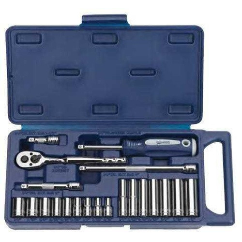 SAE Williams 1/4" Dr Socket & Drive Tool Set 21 Pcs - JHW50662B