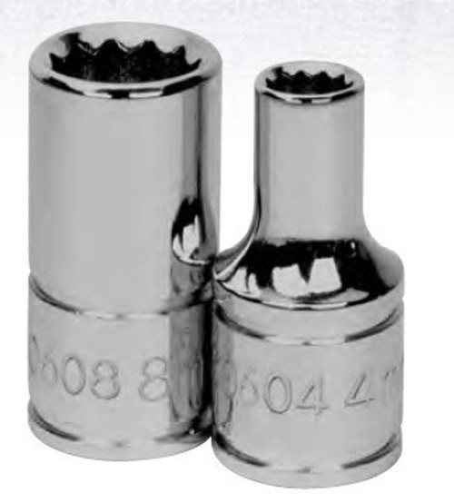 Williams 8MM Williams 1/4 Dr Shallow Socket 12 Pt - JHW30608A Williams 8MM Williams 1/4 Dr Shallow Socket 12 Pt - JHW30608A