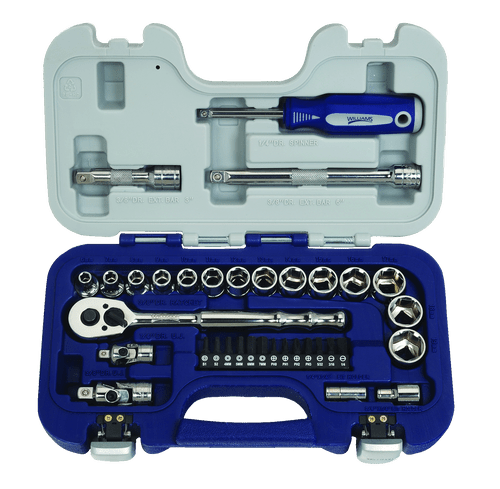 35 Piece Williams 3/8" Dr Basic Tool Set - JHW50613B