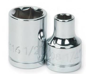 Williams 26MM Williams 3/8 Dr Shallow Socket Metric 6 Pt - JHWBM-626