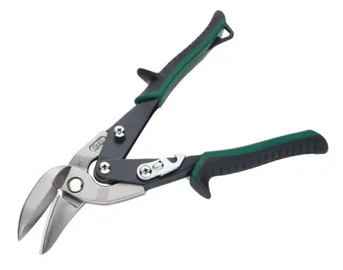 9 1/4" Williams Offset Aviation Snips with Bi-Mold Comfort Grip Handle - JHW28233 9 1/4" Williams Offset Aviation Snips with Bi-Mold Comfort Grip Handle - JHW28233