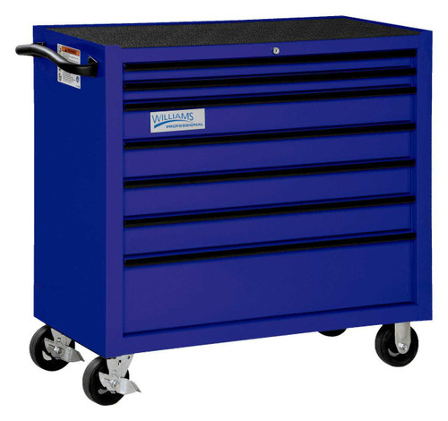 40" Williams Roll Cabinet - 7 Drawer - Blue - W40RC7BL Pro Torque Tools