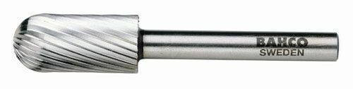 Bahco 3/4 Bahco Rotary Burrs Cylindrical Round Nose - Medium Toothing - HSSG-C1020M