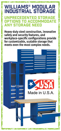 Williams has great storage Solutions.