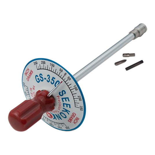 Seekonk 1/4'' Dr 0-350 In Gr Vertical Torque Gauge Screwdriver GS-350