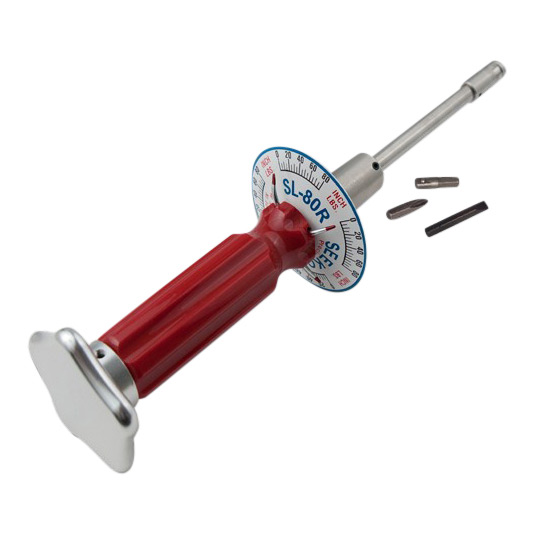 Seekonk 1/4'' Dr 0-80 In Lbs Vertical Torque Gauge Screwdriver Right SL-80