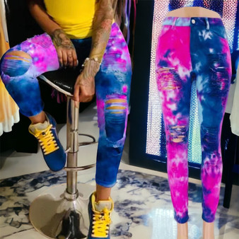 Splash Tye Dye Denim (BLUE)