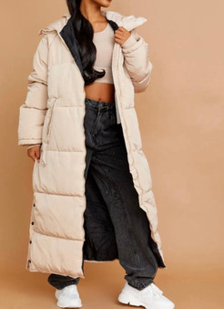 Stay Fly Puffer Coat (Khaki)