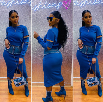Best Dressed Two Piece (BLUE)