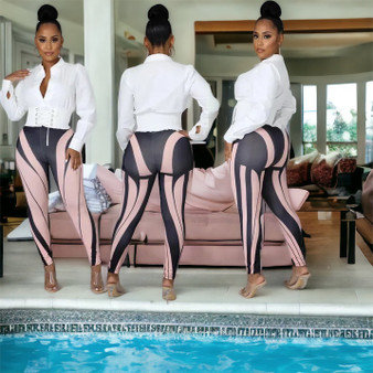 Trendy Fashion Leggings (WHITE)