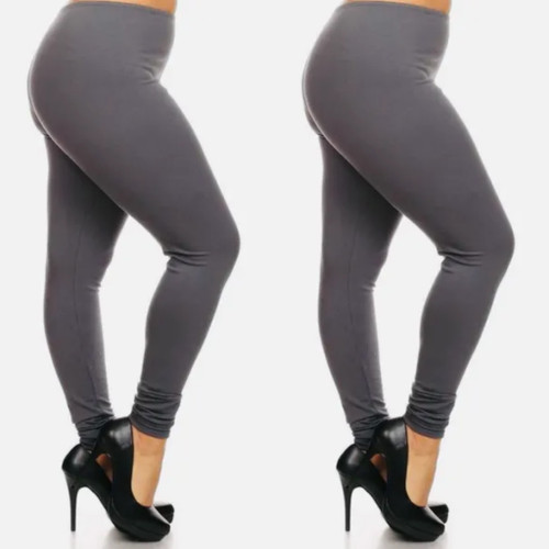 Plus stretch Leggings (GRAY)