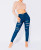 Mid Slashed Denim