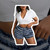 Keep Looking Denim Shorts