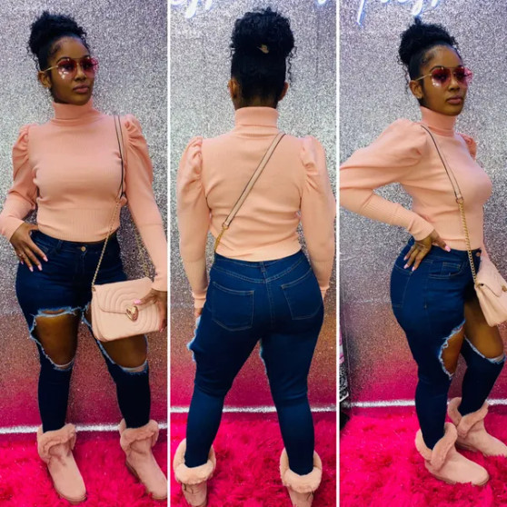 Just Peachy  Sweater