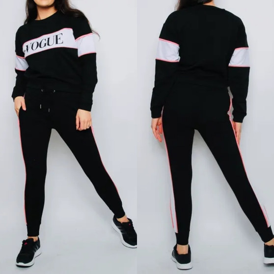 Vogue Tracksuit (BLACK)