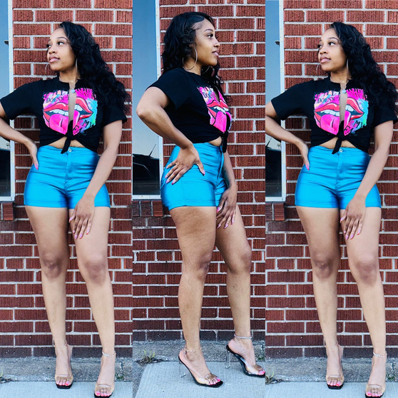 All Fun Crop BLACK