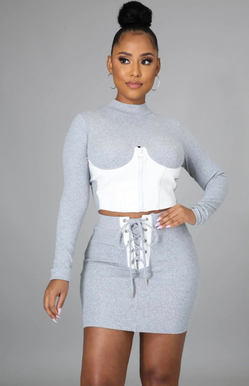 Never Two Faced Set (Grey)