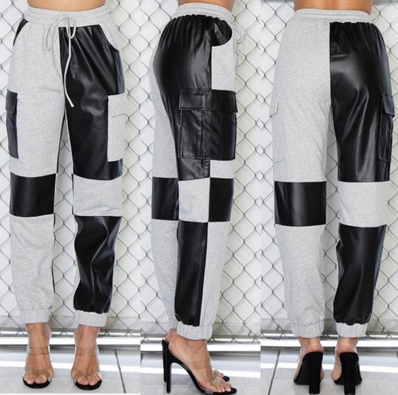 Leather Sweats