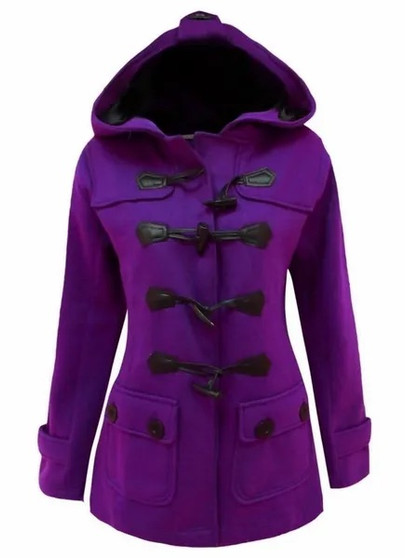 Purple Toggle Coat