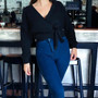 Knit Wrap Sweater
