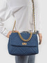 Denim Luxe Bag (Dark)