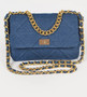 Denim Luxe Bag (Dark)