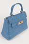 Denim Handle Bag