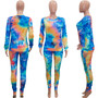 Tye Dye 3 Piece Pants Set