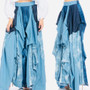 Denim Flare Maxi