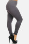 Plus stretch Leggings (GRAY)