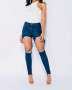 Cut Out Stretch Denim