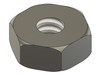 Machine Hex Nut
Thread M1.0 (1.00UNM)
2.0mm / .079" ACF (Across the Flats)
Stainless Steel #303, "Silver" Finish
Hex Wrench for this item is #29237
Made on precision screw machines.
Price is for 100 count package