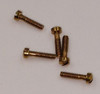 00-90 x 3/16" Machine Screw Brass,  100 Count #10367