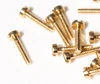 M0.8 X 4.0mm Machine Screw, Brass, 50 Count #11531BR